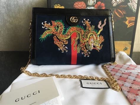 sacoche gucci dragon|gucci new year collection dragons.